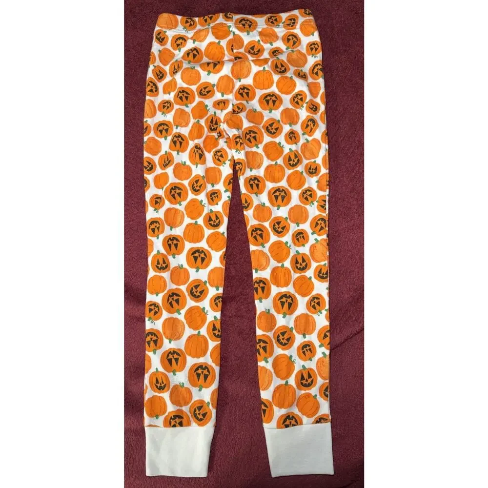 Old Navy Pajama Set W/ Pumpkin Print Unisex Size 6 New with Tags Halloween